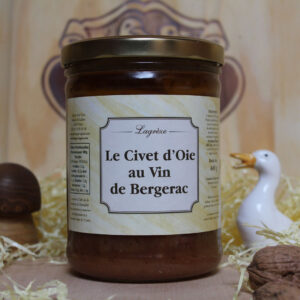 Lagrèze civet d'oie au vin de bergerac CIVOB600