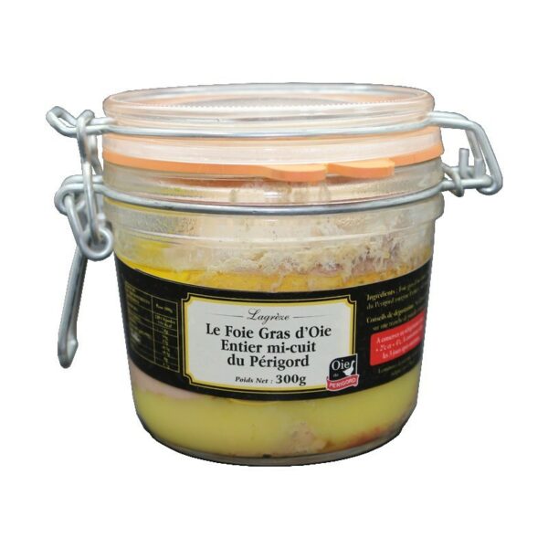 Lagrèze foie gras d oie entier mi cuit du perigord