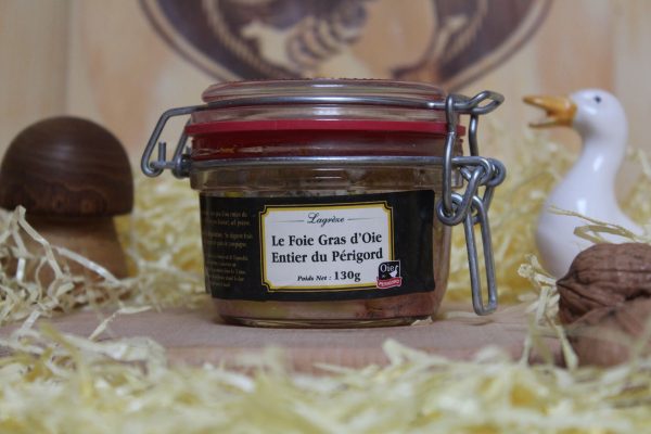 Lagrèze Foie gras d'oie entier du périgord FOE130PGD