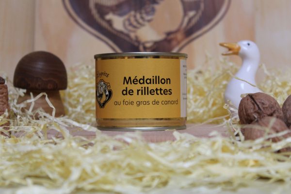 Lagrèze Médaillon de rillettes au foie gras de canard MRFC25200