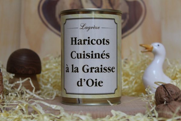 Lagrèze haricots cuisinés à la graisse d'oie HCGRO400